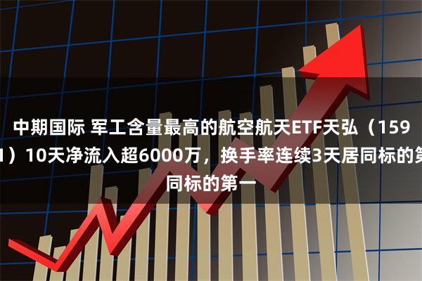 中期国际 军工含量最高的航空航天ETF天弘（159241）10天净流入超6000万，换手率连续3天居同标的第一